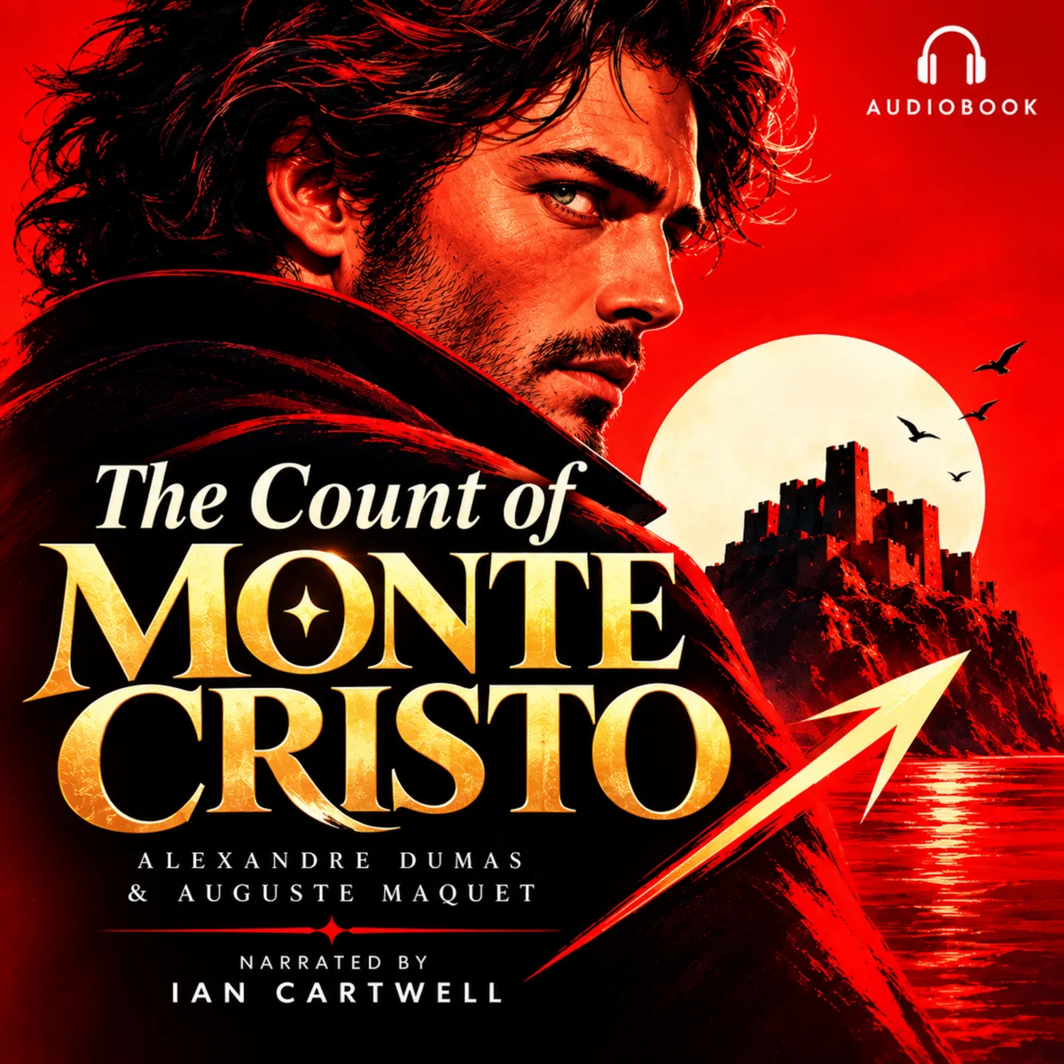 The Count of Monte Cristo audiobook cover