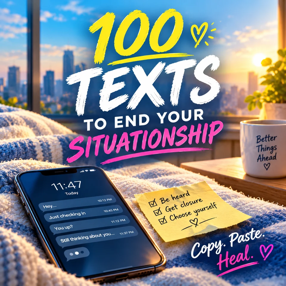 100 Texts to End Your Situationship — Copy, Paste, Heal product cover